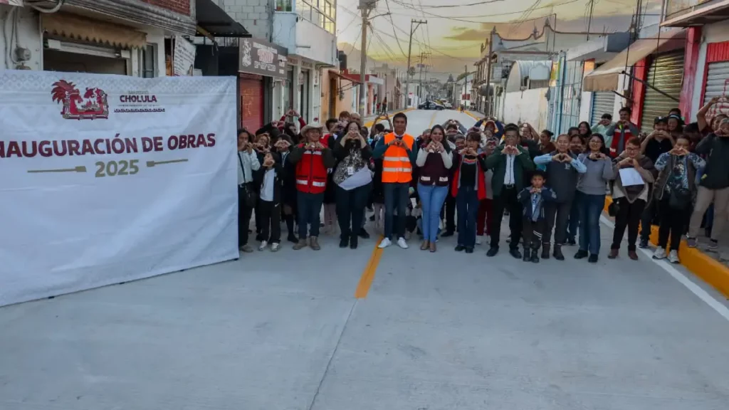 Tonantzin Fernández fortalece la movilidad con la inauguración de vialidades en San Pedro Cholula