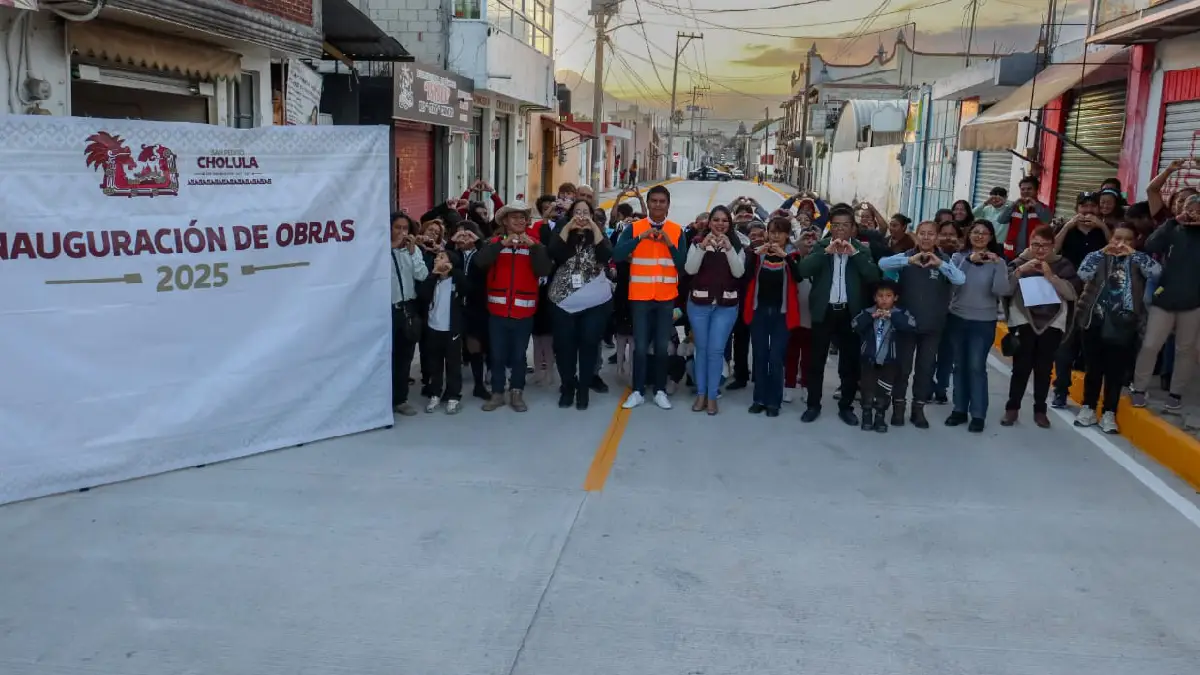 Tonantzin Fernández fortalece la movilidad con la inauguración de vialidades en San Pedro Cholula