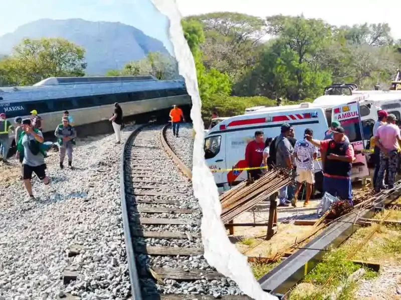 Federación confirma 13 muertos en el descarrilamiento del Tren Interoceánico; FGR inicia investigación