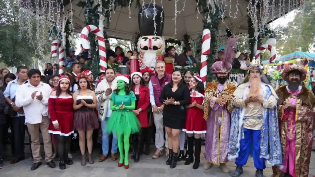 Celebra Pepe Chedraui convivencia navideña con posada en Totimehuacan