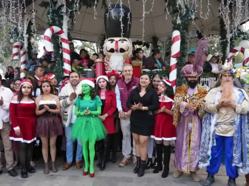 Celebra Pepe Chedraui convivencia navideña con posada en Totimehuacan