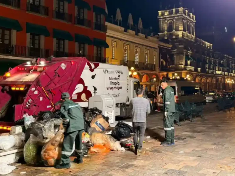Mantiene Gobierno de la Ciudad labores limpieza en Nochebuena; la recolección se suspende el día de Navidad