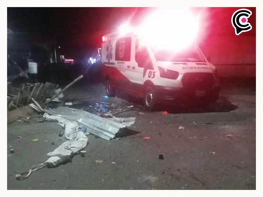 Adolescente murió por explosión de pirotecnia en Quecholac, Puebla; autoridades investigan las causas
