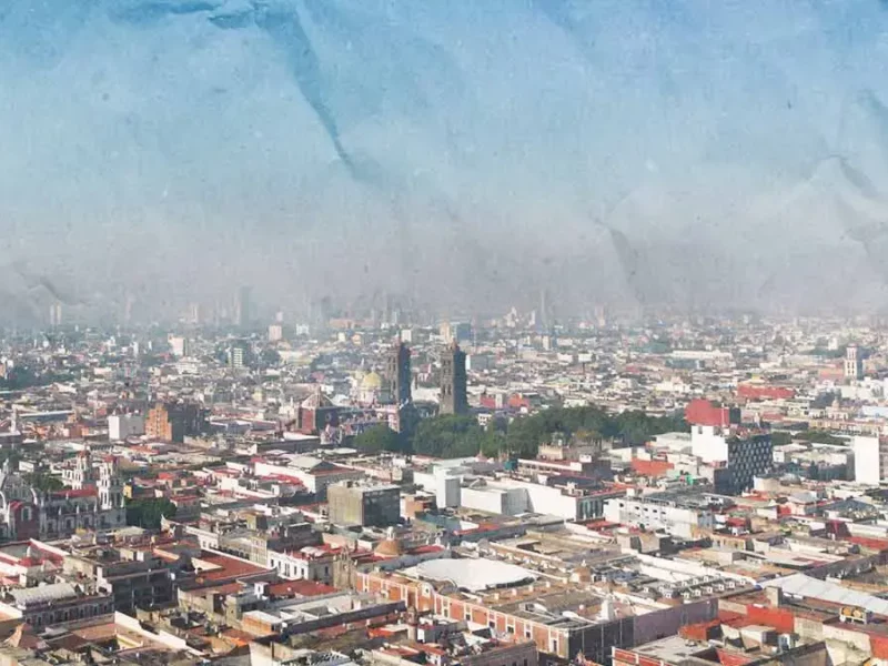Puebla inicia 2026 con mala calidad del aire tras uso excesivo de pirotecnia 