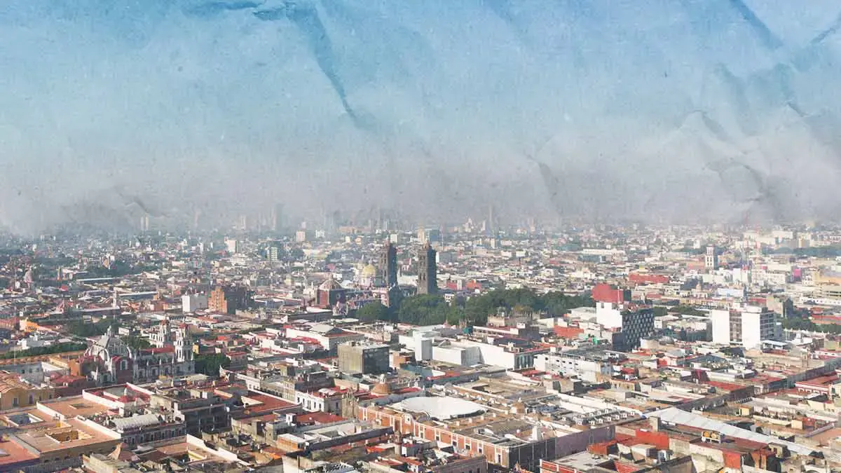 Puebla inicia 2026 con mala calidad del aire tras uso excesivo de pirotecnia 