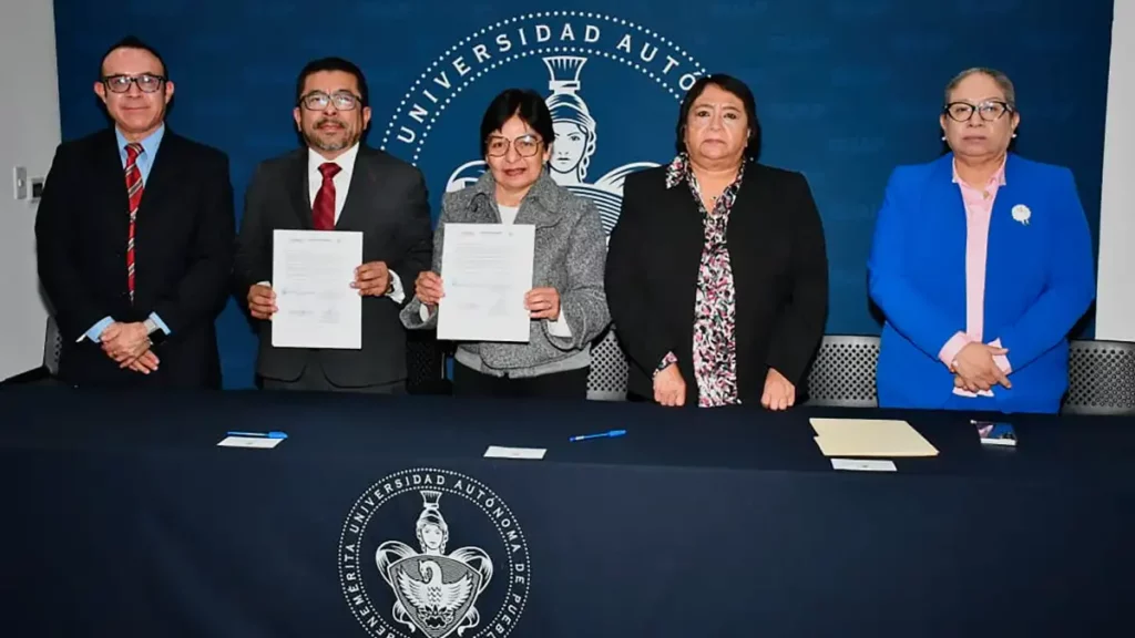 Firman convenio BUAP y la Secretaría Anticorrupción y Buen Gobierno del Estado de Puebla