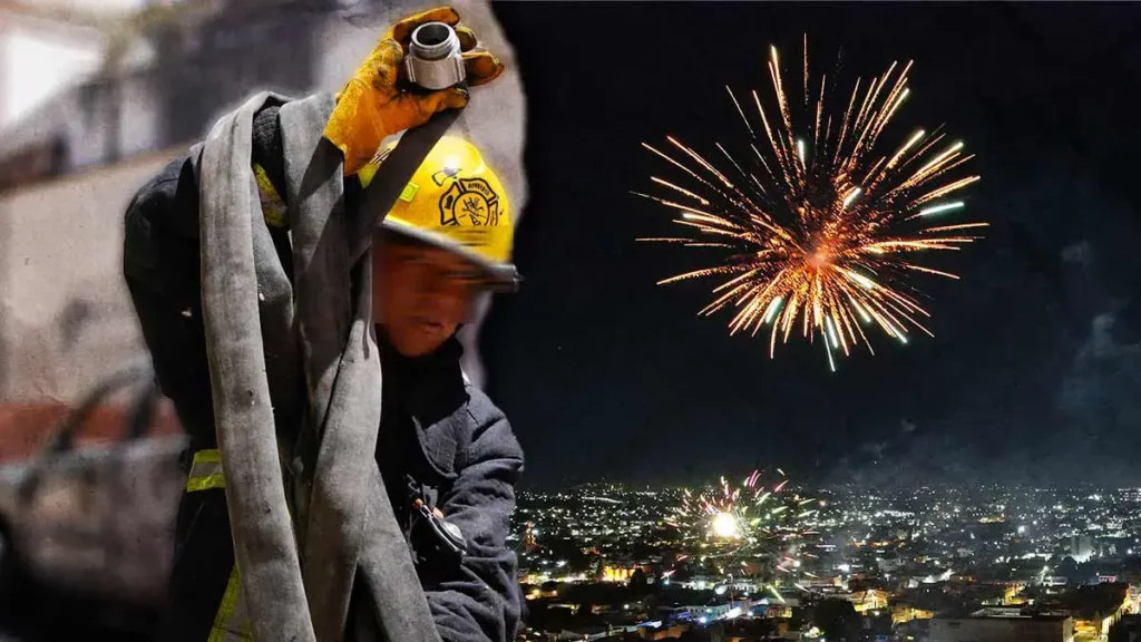 Durante año nuevo, pirotecnia provocó tres incendios en zona metropolitana de Puebla
