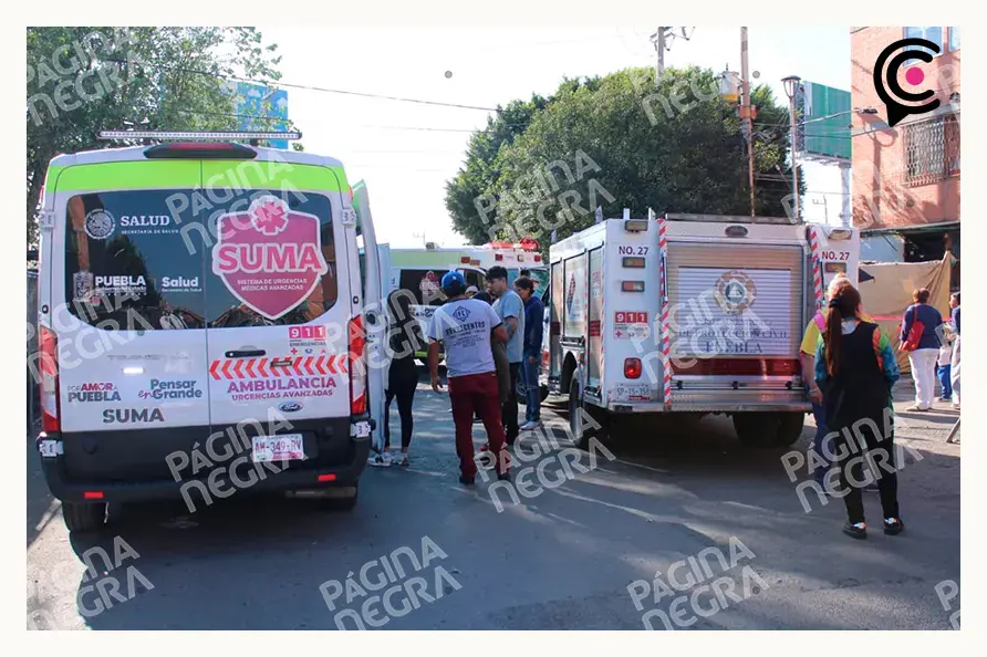 Explosión por fuga gas en puesto de birria deja 14 heridos en Puebla