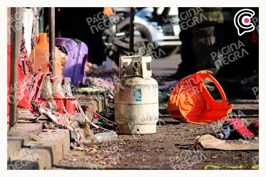 Explosión por fuga gas en puesto de birria deja 14 heridos en Puebla