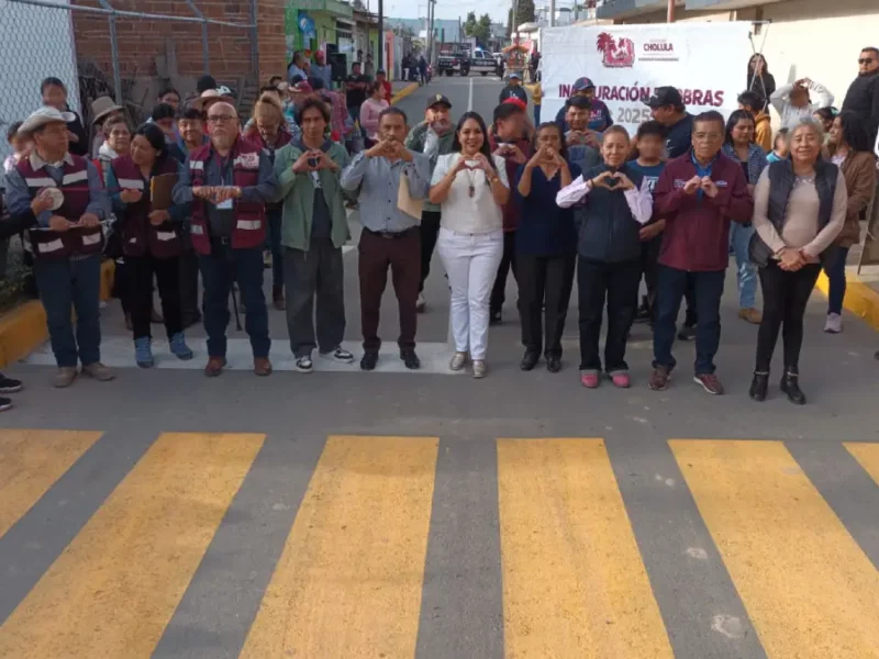 Con acciones concretas, Tonantzin Fernández impulsa la transformación urbana de San Pedro Cholula