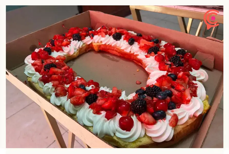 Rosca de Reyes a 20 pesos en la Pastelería La Colonial de Puebla