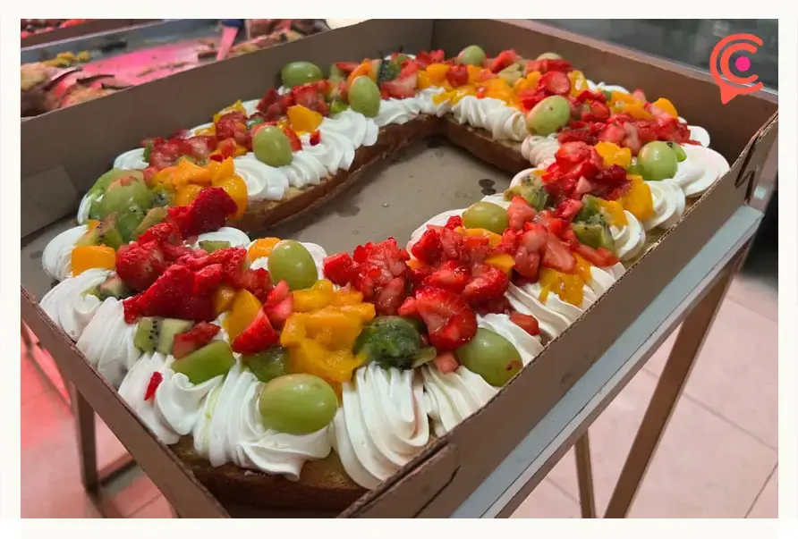Rosca de Reyes a 20 pesos en la Pastelería La Colonial de Puebla