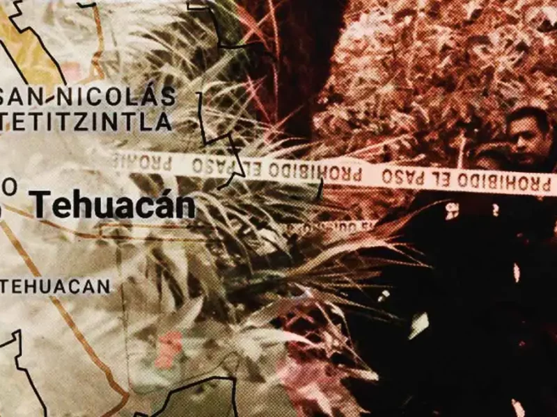 Hallan cráneo humano durante limpieza de terreno en Tehuacán, Puebla