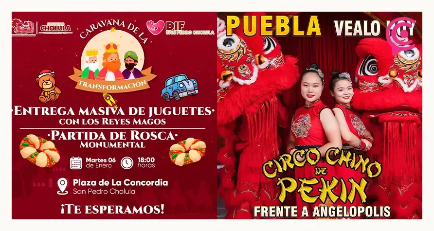Guía de eventos en Puebla para festejar el Día de Reyes Magos 2026
