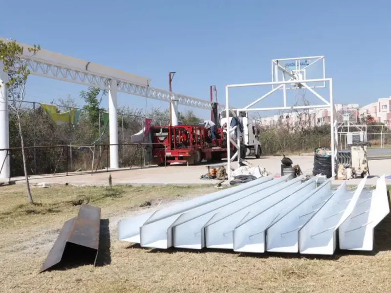 Construcción de arco techo del Instituto de Ciencias y Humanidades casi lista: Omar Muñoz