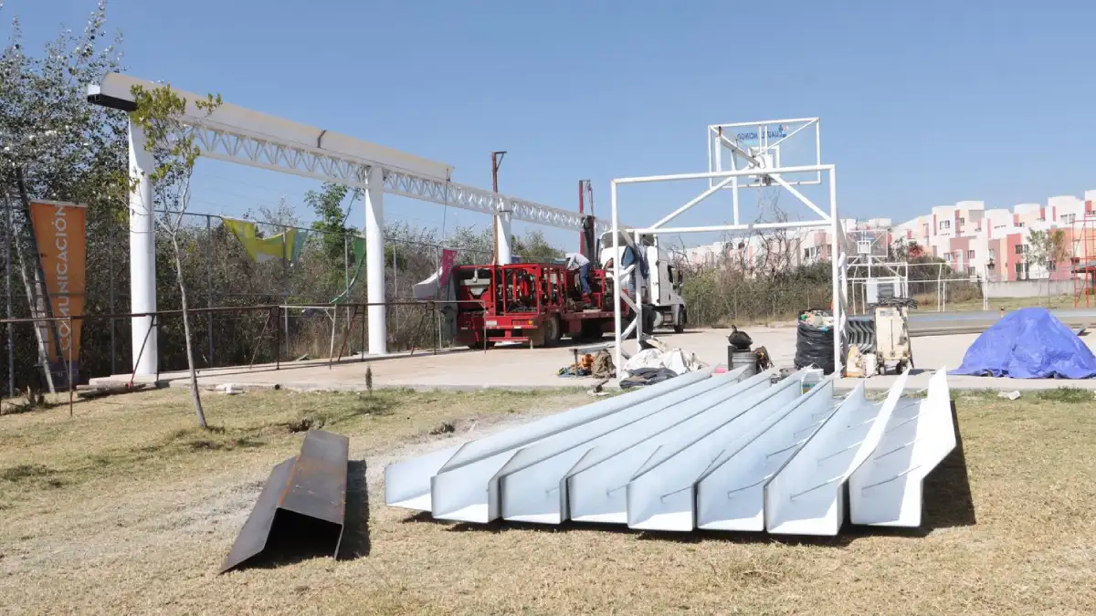Construcción de arco techo del Instituto de Ciencias y Humanidades casi lista: Omar Muñoz