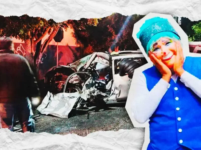 Secretario de Turismo de Tehuacán, “Payasito Choforito”, escapa tras accidente automovilístico; víctima quedó prensada