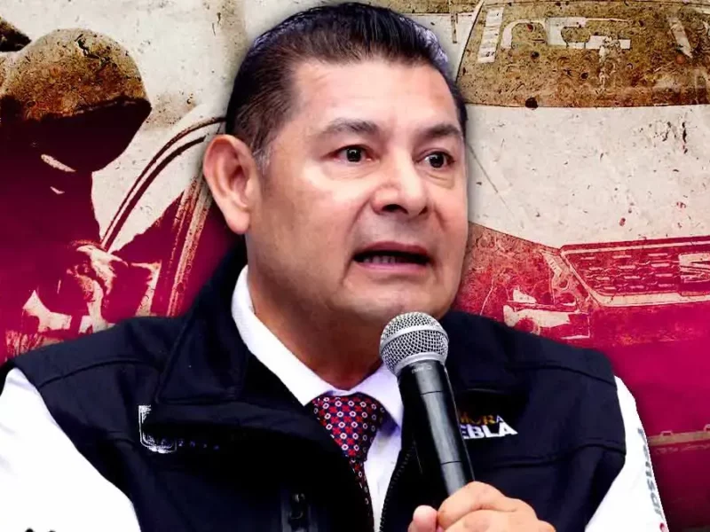 Alejandro Armenta destapa red de desmantelamiento de autos robados con apoyo de autoridades en Puebla