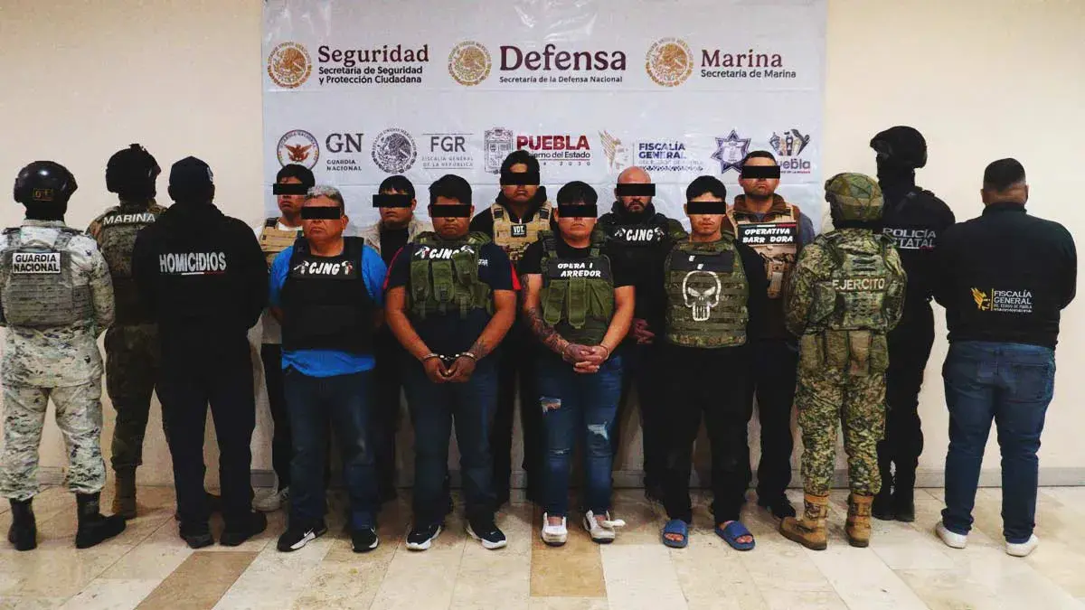En un año, autoridades detuvieron a 35 miembros de la Operativa Barredora en Puebla