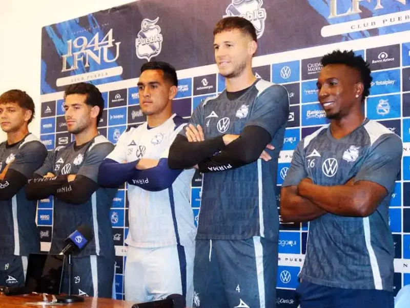 Club Puebla presenta oficialmente a sus cinco refuerzos rumbo al Clausura 2026
