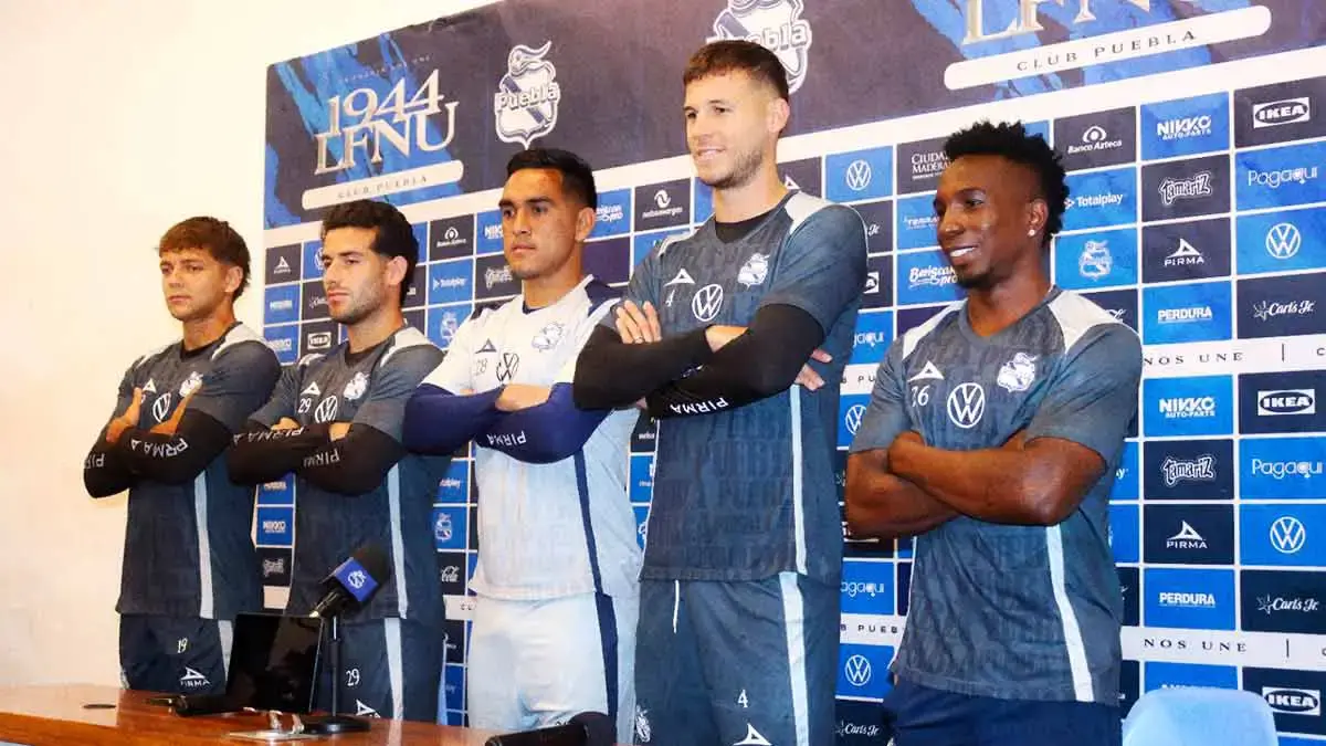 Club Puebla presenta oficialmente a sus cinco refuerzos rumbo al Clausura 2026