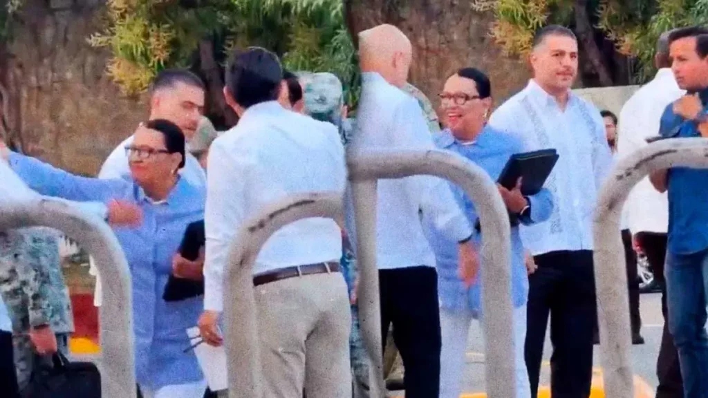 Tensión en el Gabinete de Seguridad, Rosa Icela Rodríguez ignoró a Omar García Harfuch en Guerrero