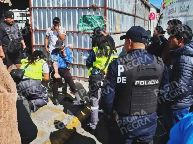 Perro mordió a adulto mayor mientras realizaba sus compras en el Mercado Hidalgo de Puebla
