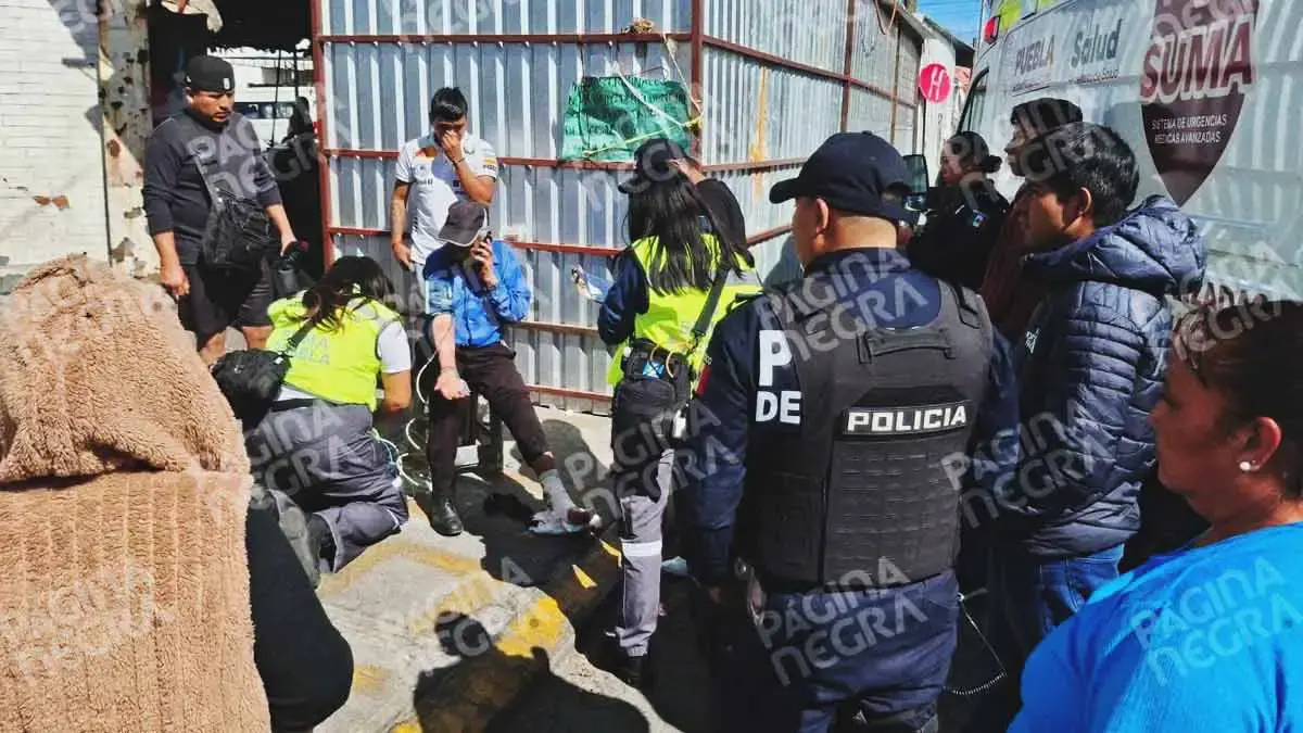 Perro mordió a adulto mayor mientras realizaba sus compras en el Mercado Hidalgo de Puebla