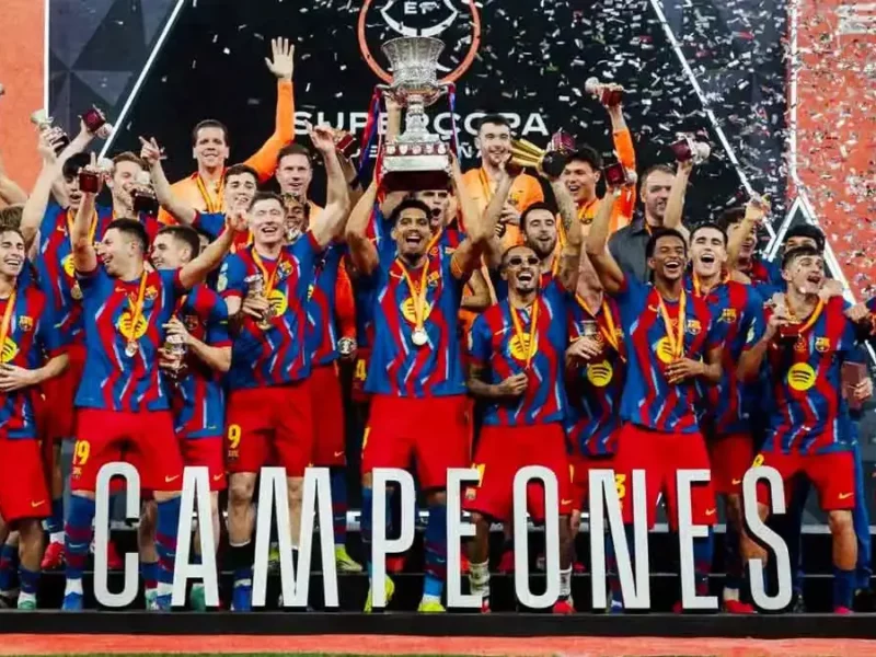 Barcelona se corona campeón de la Supercopa Española 2026 tras vencer al Real Madrid