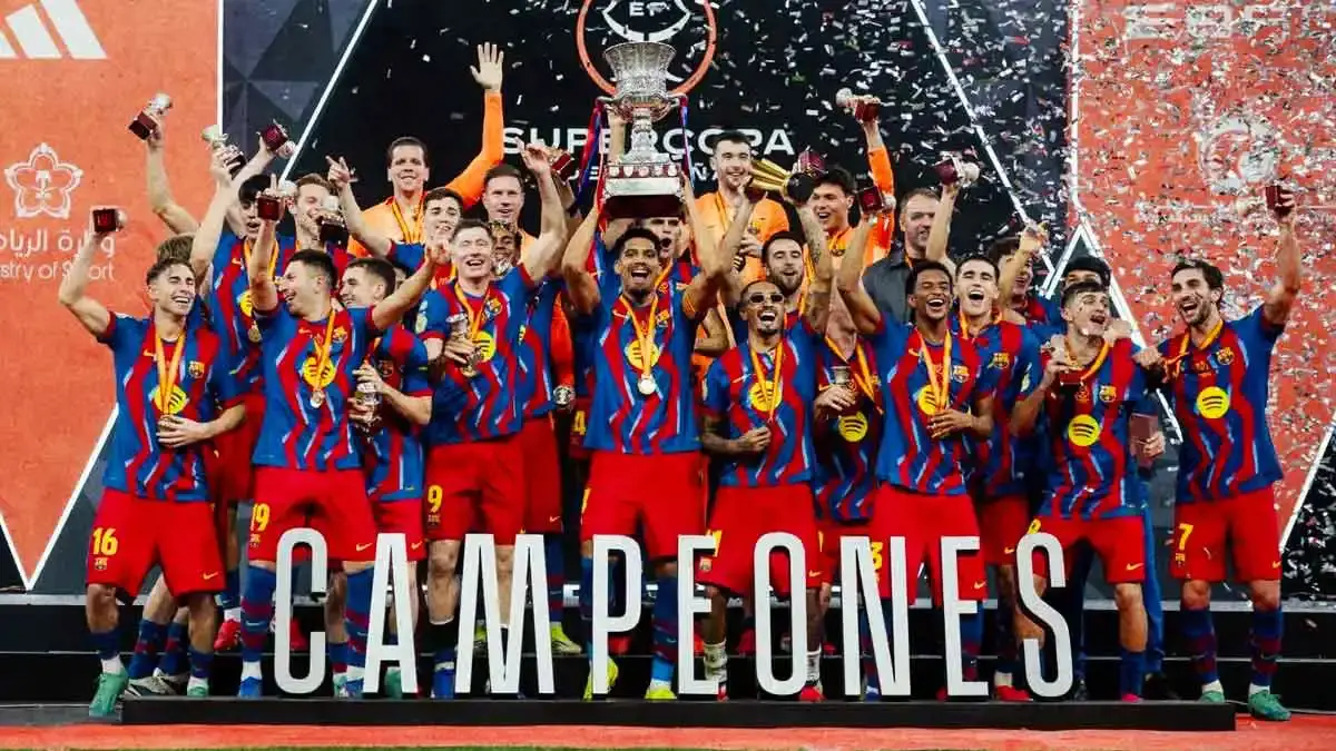 Barcelona se corona campeón de la Supercopa Española 2026 tras vencer al Real Madrid