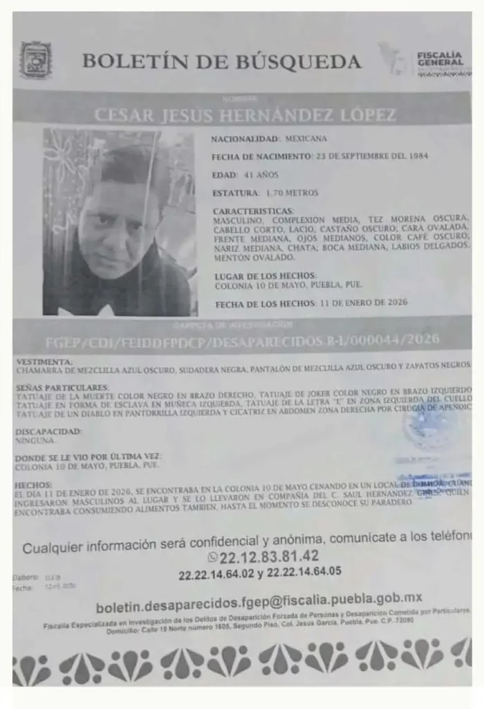 Hallan dos cuerpos atados junto a panteón en Aparicio, Puebla; delincuentes los "levantaron" mientras cenaban