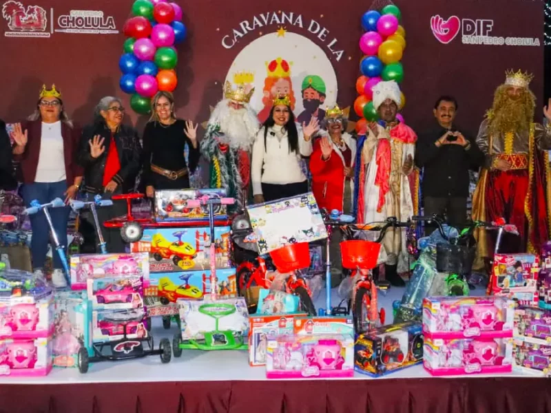 Da inicio Tonantzin Fernández a la Caravana de la Transformación en San Pedro Cholula