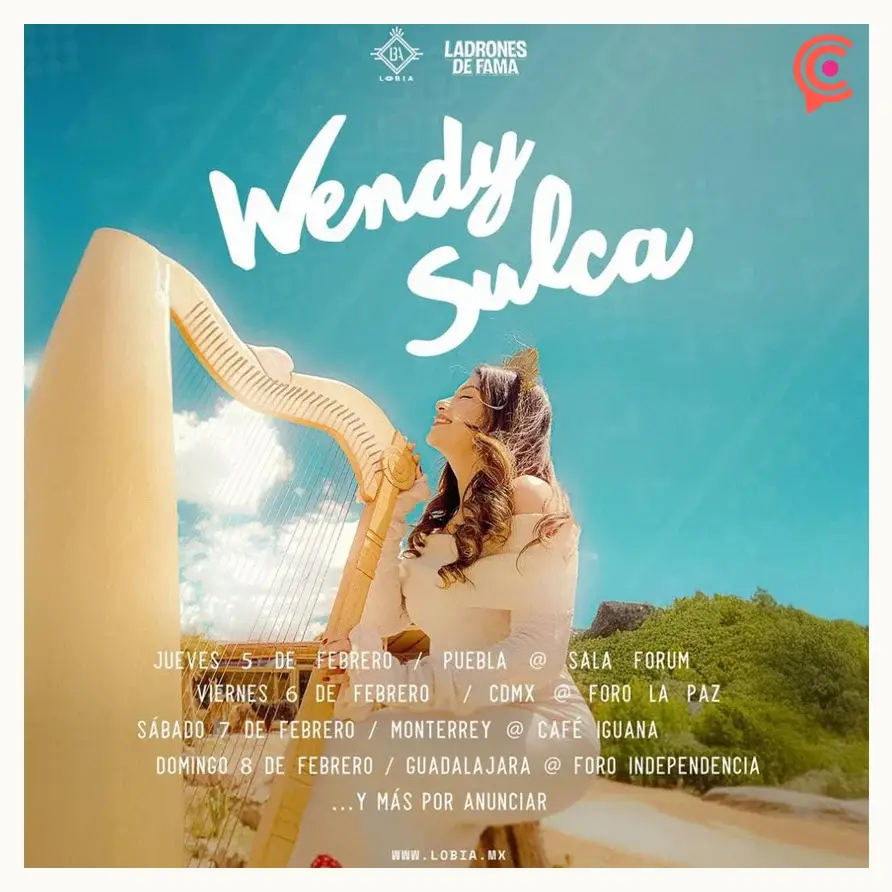 Wendy Sulca anuncia concierto en Puebla; fecha, boletos y horario