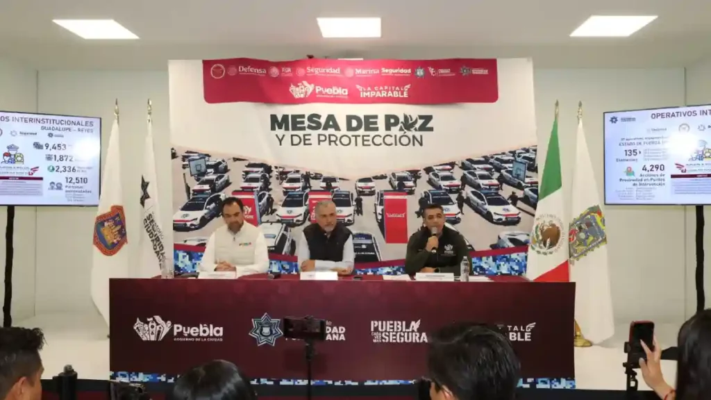 Baja incidencia delictiva en Puebla capital ante implementación de estrategias de seguridad: SSC