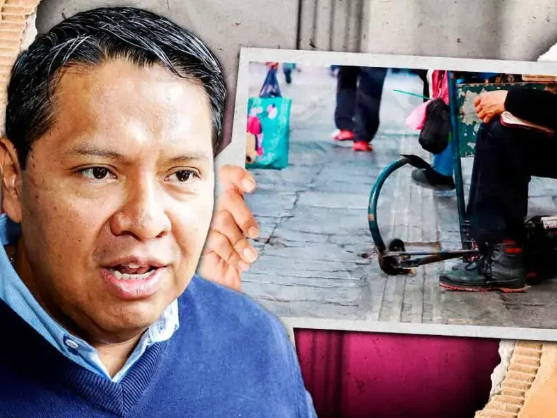 Ayuntamiento de Puebla busca liberar guías podotáctiles del comercio informal 