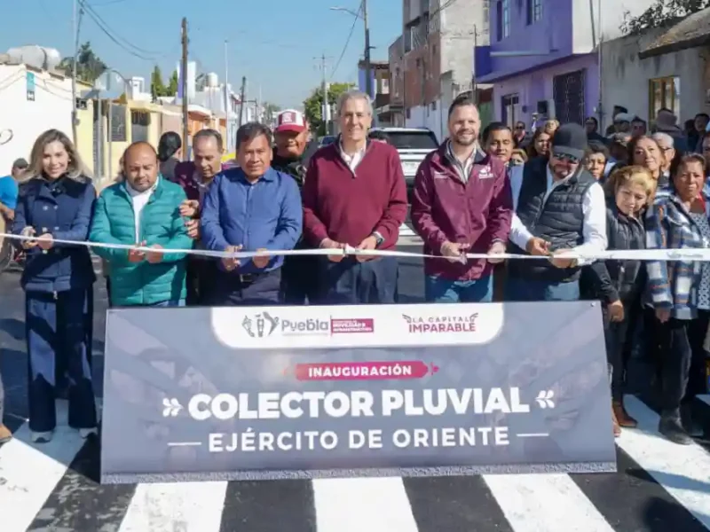 Entrega Pepe Chedraui Colector Pluvial en la colonia Álamos Vista Hermosa