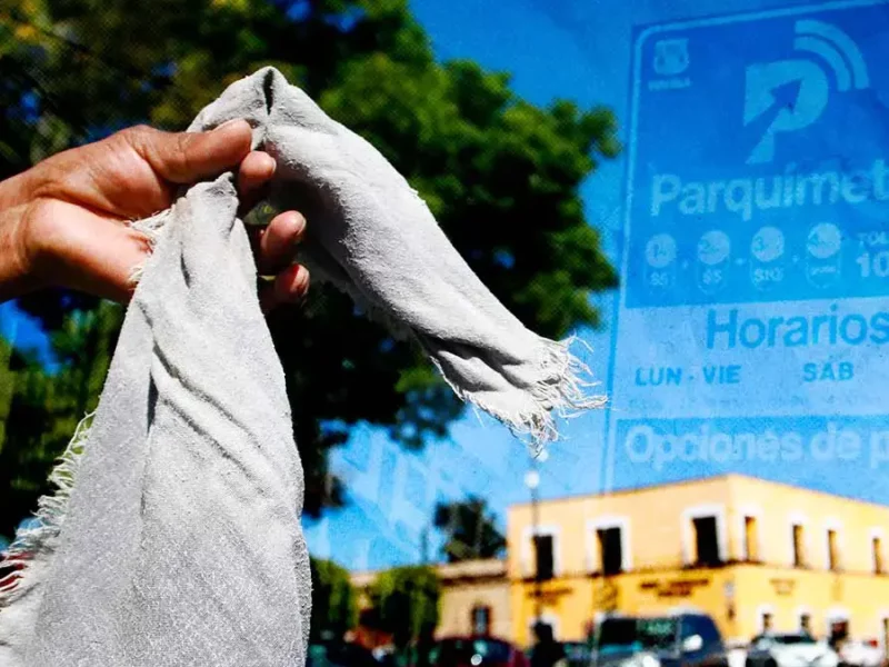 Franeleros invaden zonas de parquímetros en Puebla; mayormente detectados en Paseo Bravo