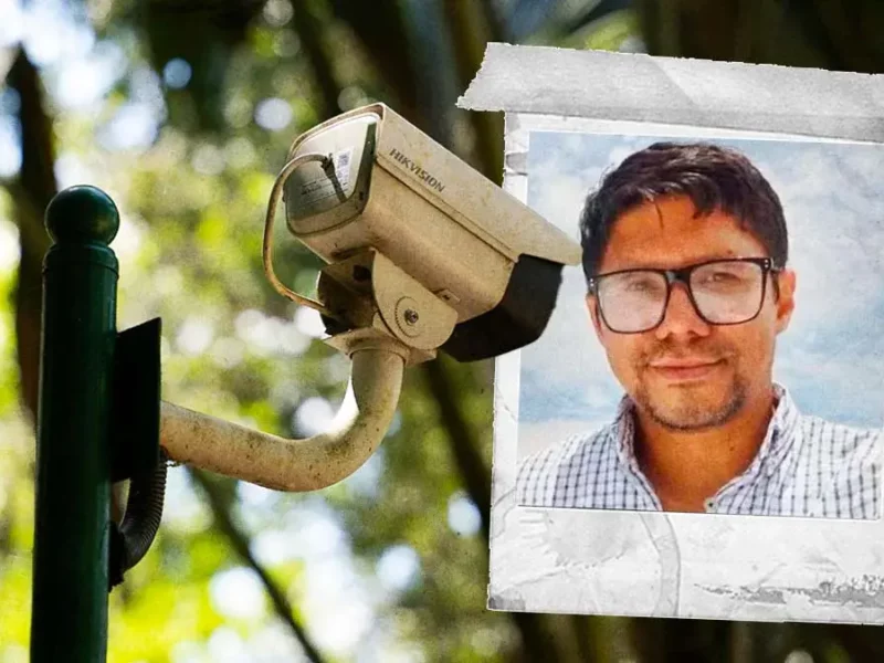 Cámaras captan desorientado al maestro de Ibero Puebla desaparecido en Nuevo León