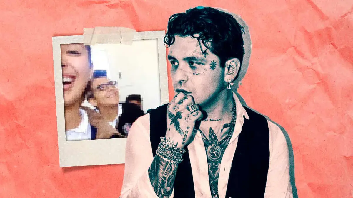 Exnovia de Christian Nodal revela fotos inéditas de cómo lucía el cantante en su adolescencia