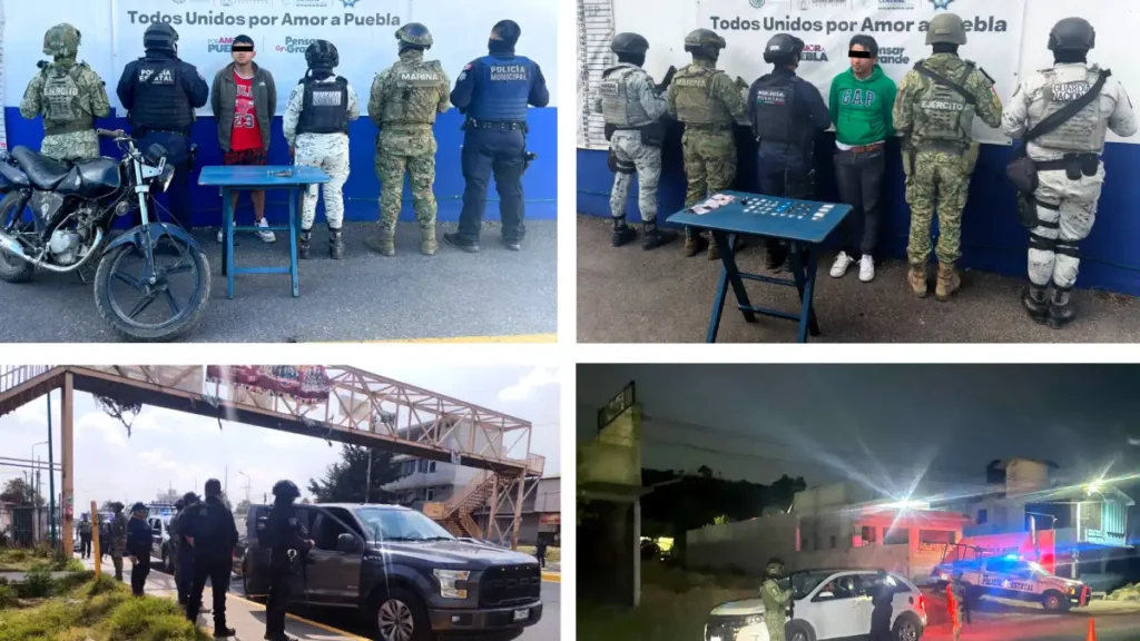 Tres detenidos y unidades aseguradas: primeros resultados del Operativo Interestatal en Texmelucan