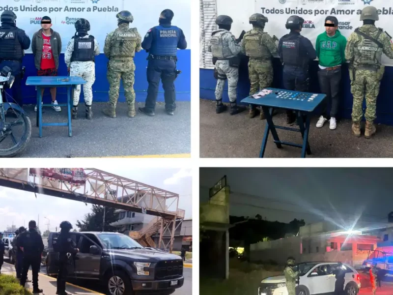 Tres detenidos y unidades aseguradas: primeros resultados del Operativo Interestatal en Texmelucan