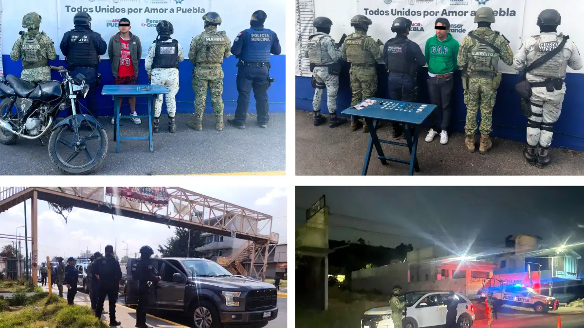 Tres detenidos y unidades aseguradas: primeros resultados del Operativo Interestatal en Texmelucan