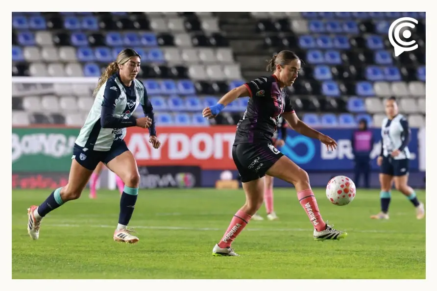 Pachuca golea al Club Puebla Femenil en el Clausura 2026