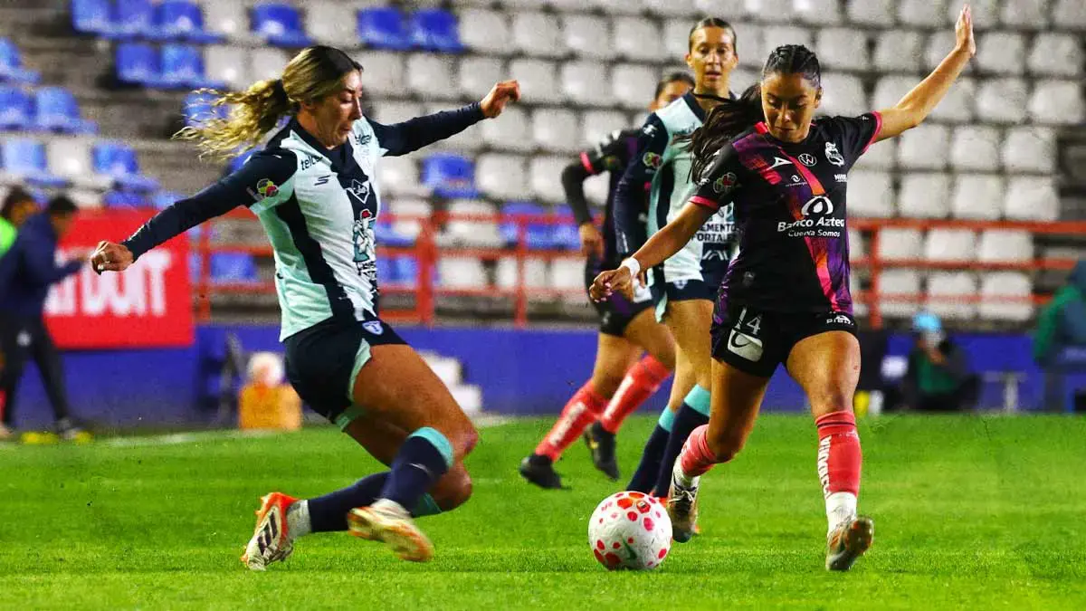 Pachuca golea al Club Puebla Femenil en el Clausura 2026