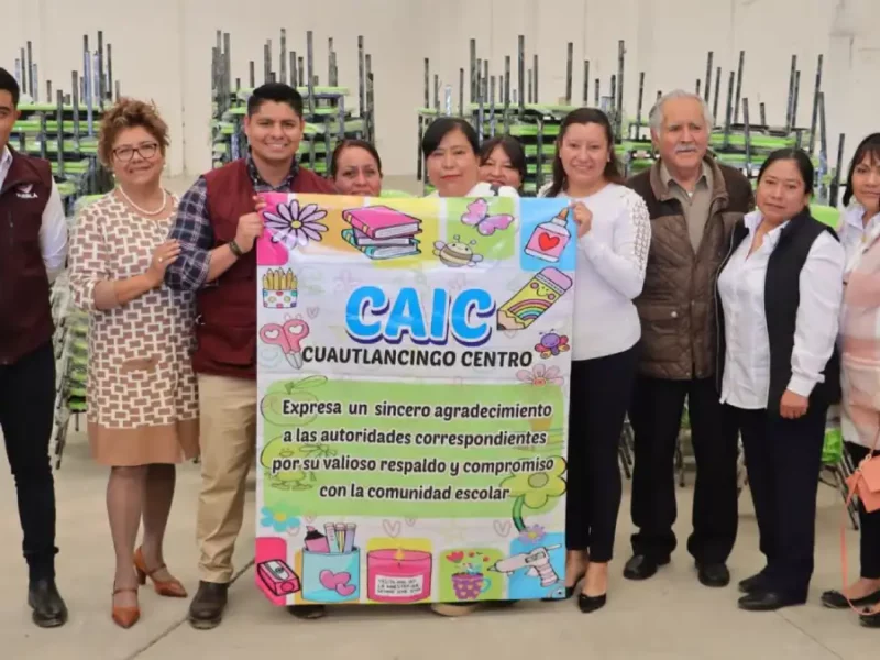 Refuerzan CAICS de Cuautlancingo con mobiliario nuevo