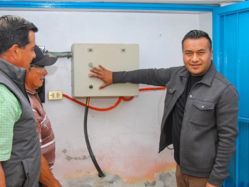 Más agua para San Mateo Capultitlán: Roberto Solís entrega rehabilitación de pozo