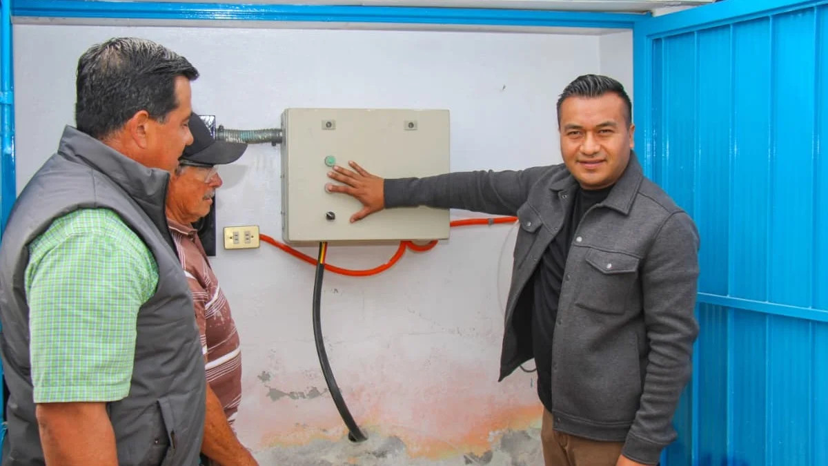 Más agua para San Mateo Capultitlán: Roberto Solís entrega rehabilitación de pozo