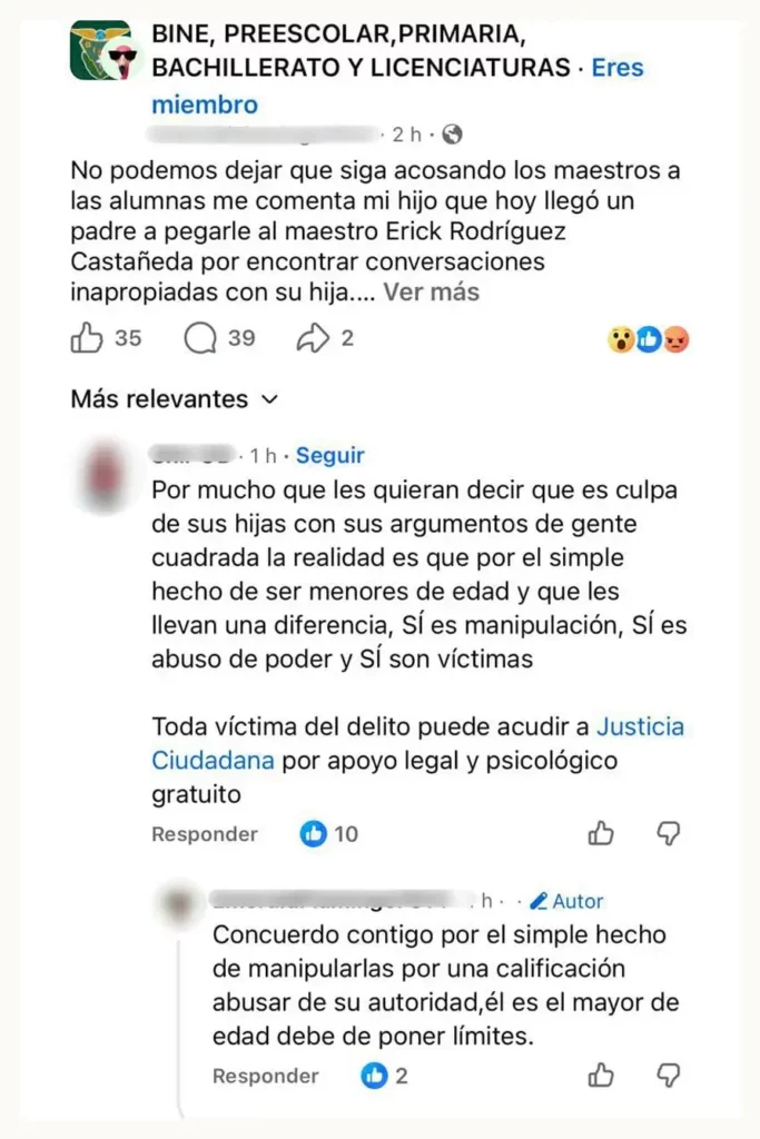 Padres de familia denuncian acoso de maestros contra alumnas del BINE Puebla