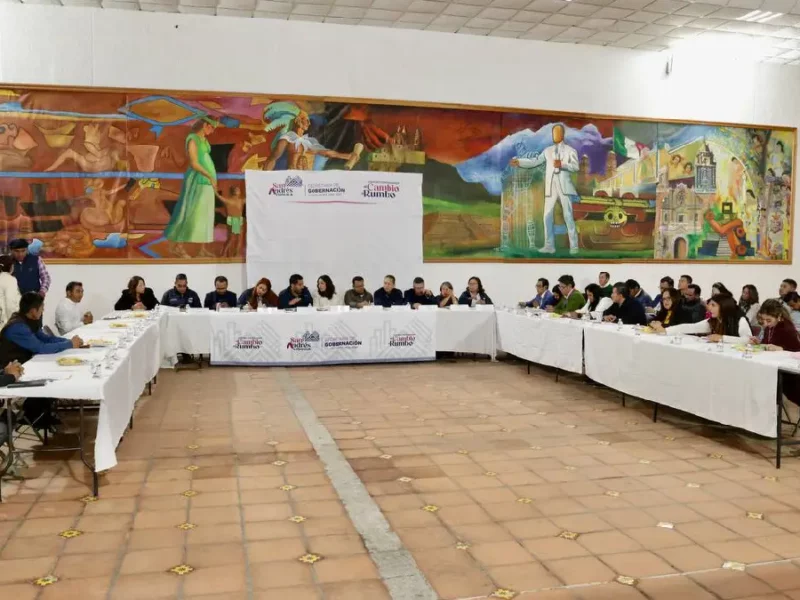 Refuerza Lupita Cuautle trabajo coordinado con autoridades auxiliares