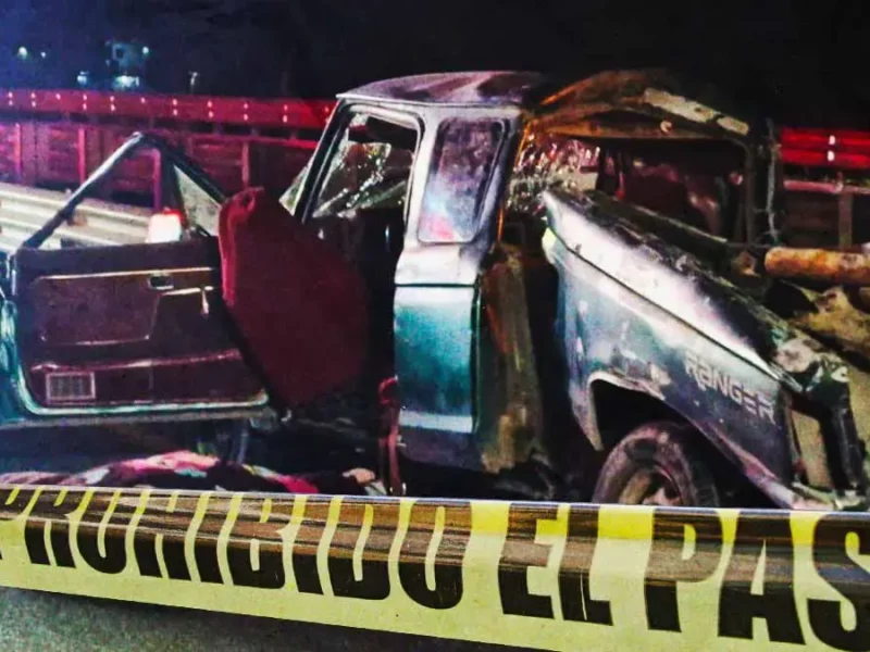 Madre e hija mueren tras ser embestidas por vehículo de carga en Amozoc, Puebla